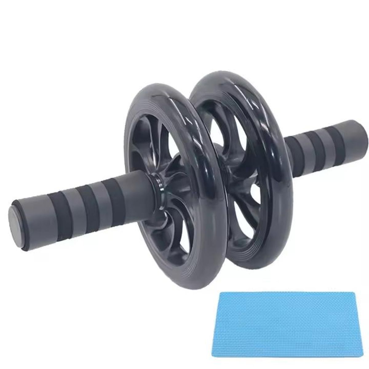 GENERICO - Rueda Abdominal Alta Calidad + Mini Mat Para Rodillas