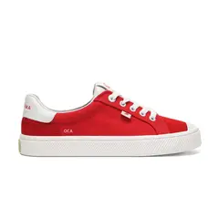 CARIUMA - Zapatilla Unisex OCA Nylon Suede Scarlet Red