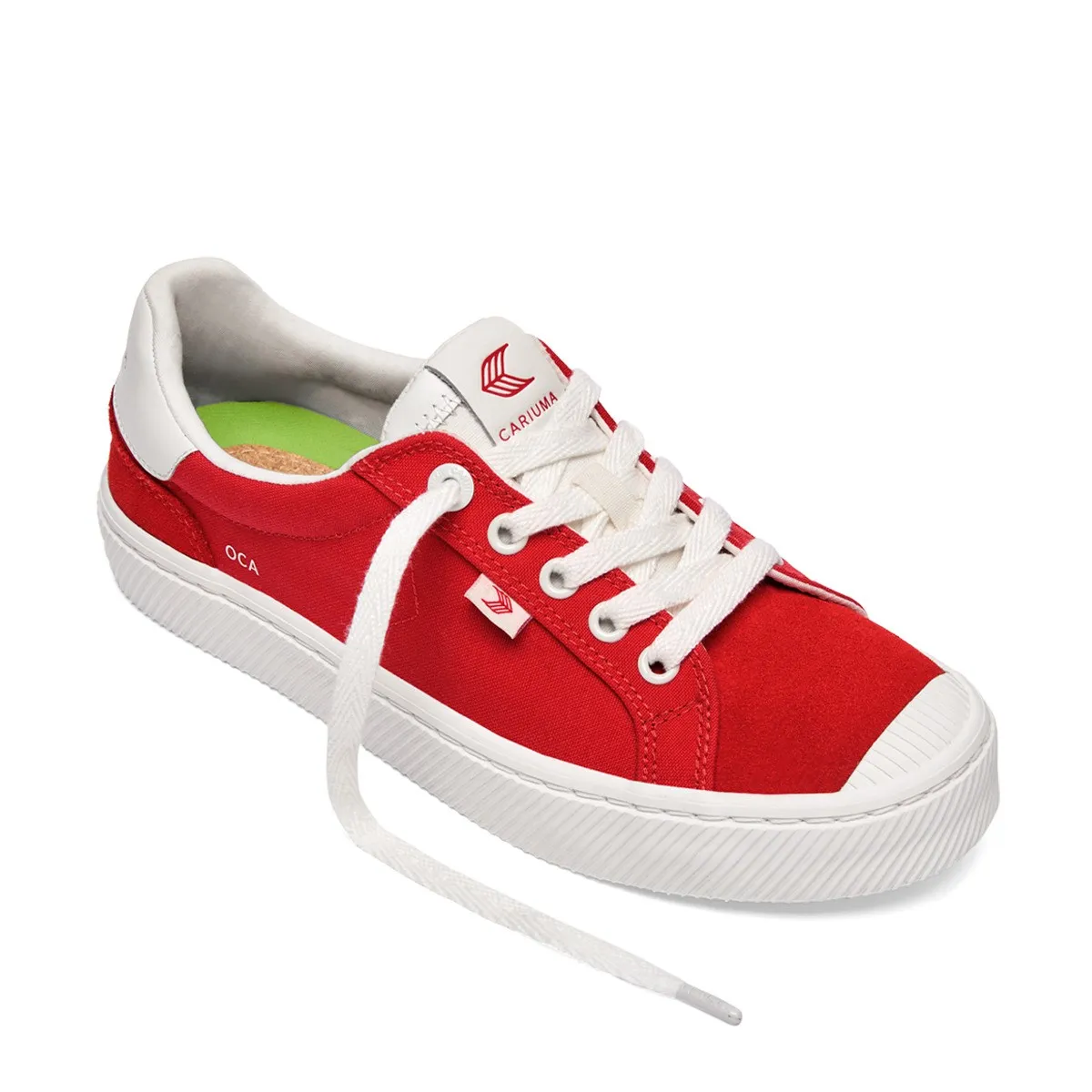 CARIUMA - Zapatilla Cariuma Unisex OCA Nylon Suede Scarlet Red