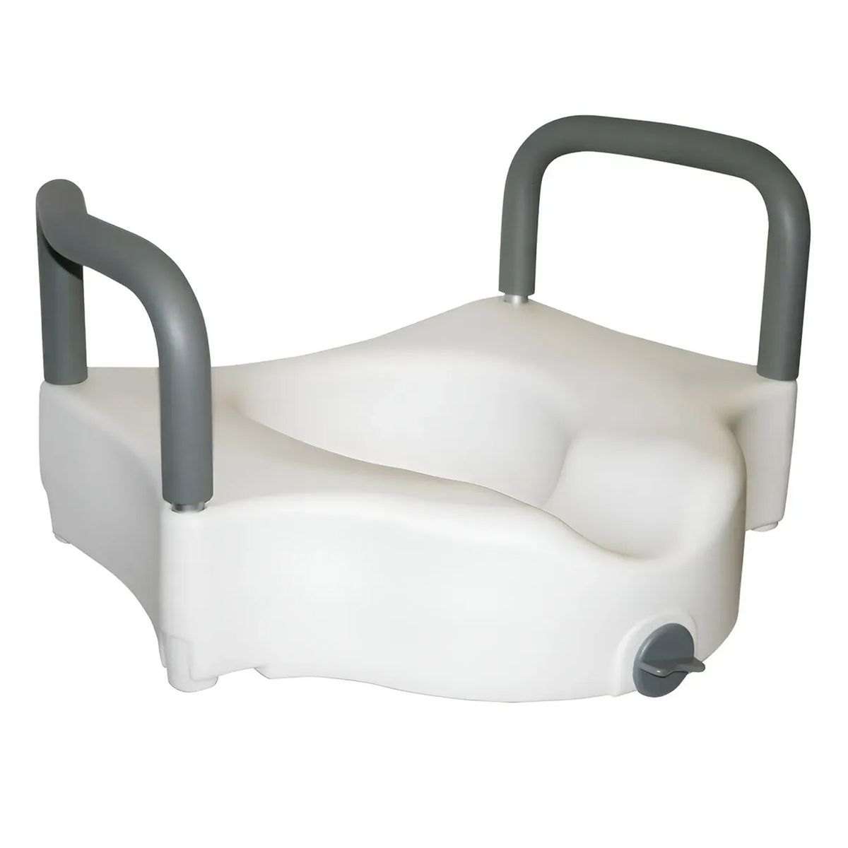 DE TODO Y MAS - Alza Baño Wc Con Apoya Brazos Color Blanco