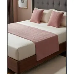 GENERICO - Set Piecera Plush Ultra Suave + 2 Fundas de Cojín 45x45 cm