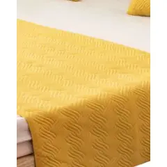 GENERICO - Set Piecera Plush Ultra Suave + 2 Fundas de Cojín 45x45 cm