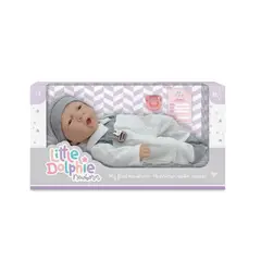 LITTLE DOLPHIE - Muñeca Reborn Recién Nacida 30 cm Realista