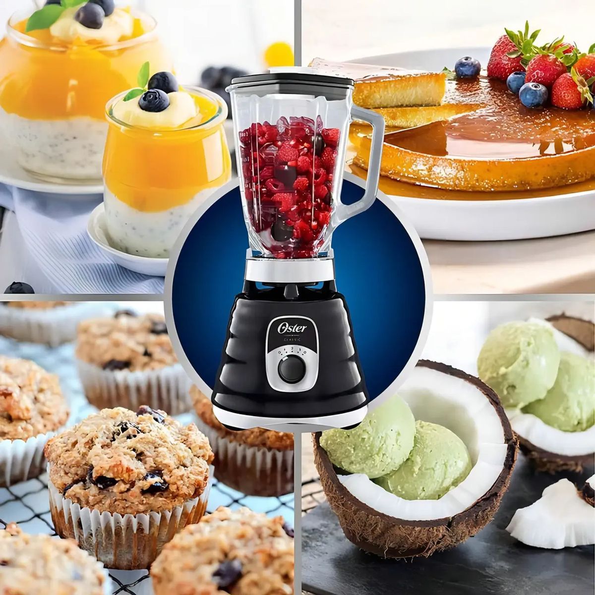 OSTER - Licuadora Oster Clásica Modernizada 700w Blst4655-053 Juguera Potente