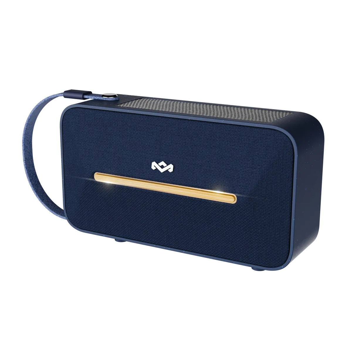 HOUSE OF MARLEY - Parlante Bluetooth 5.3 Waterproof Rise Up Solar Azul Marley