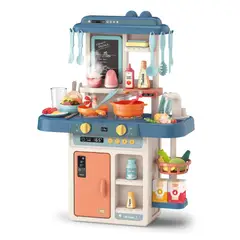 SWEET HOME - Cocina de Juguete Infantil con Agua, Vapor y 51 Accesorios