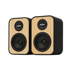 HOUSE OF MARLEY - Parlantes Bluetooth 5.3 Uplift Bookshelf Negros Marley