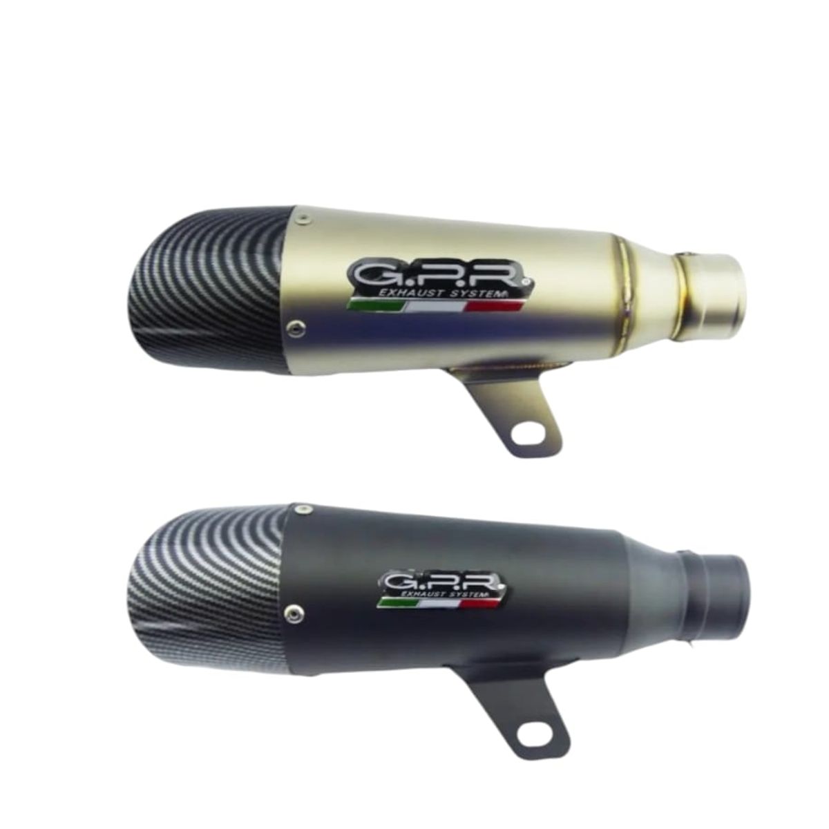 GENERICO - Tronador Para Moto Gpr Con Punta De Carbon Boca De 51mm