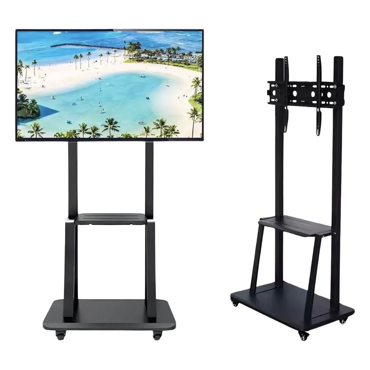 GENERICO - Soporte Tv Movil Con Ruedas 32 A 70 Base Pedestal Stand 1700A