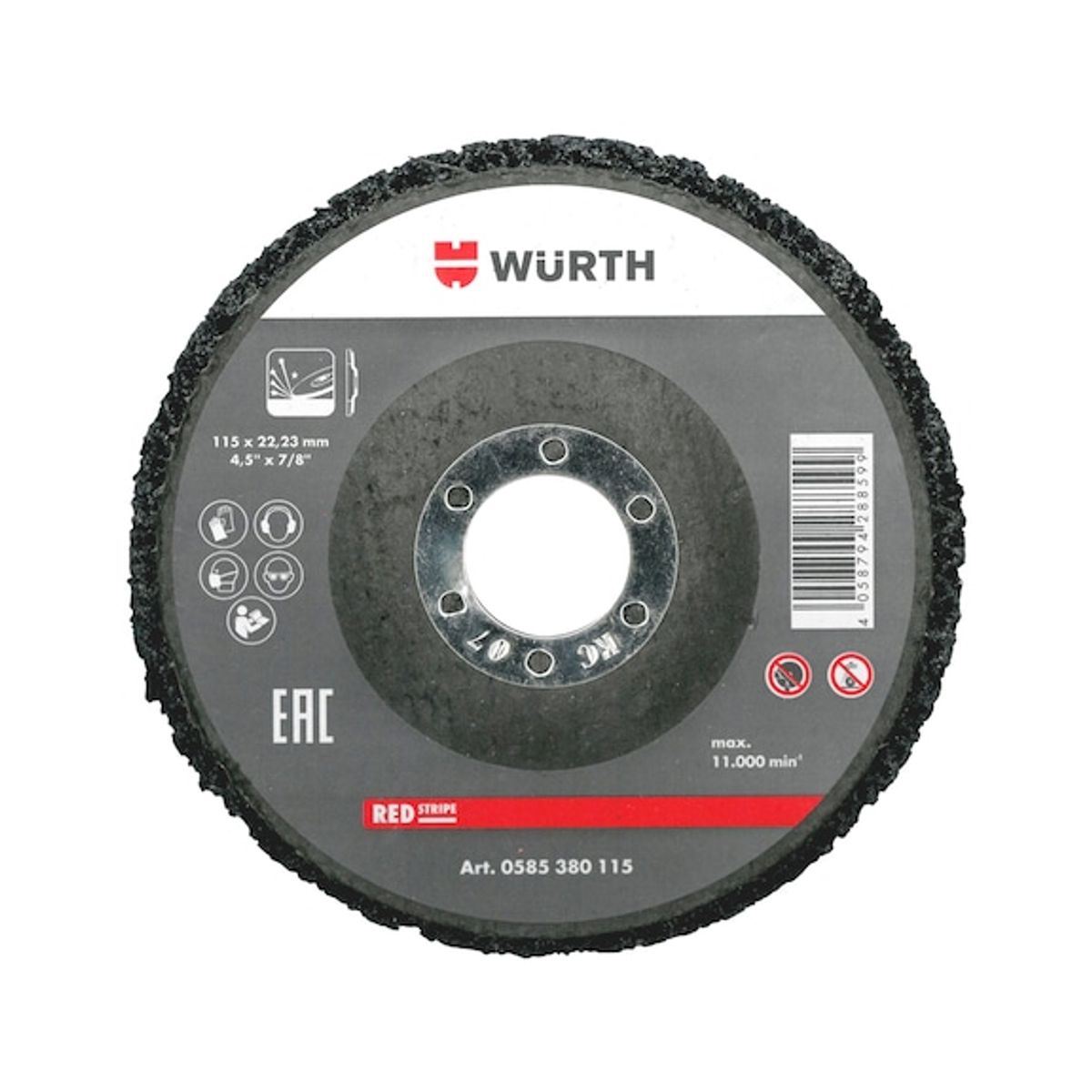 GENERICO - DISCO FIBRA DESBASTE 4 12 WURTH
