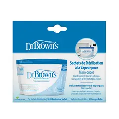 DR BROWN'S - Bolsas Esterilizadoras Microondas 5 Un 30 Usos Dr. Brown´s