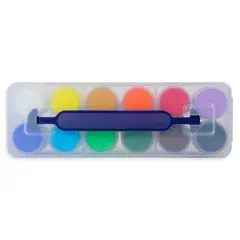 MONT MARTE - Set 12 Pinturas Acrílicas Colores Variados 20ml con Estuche