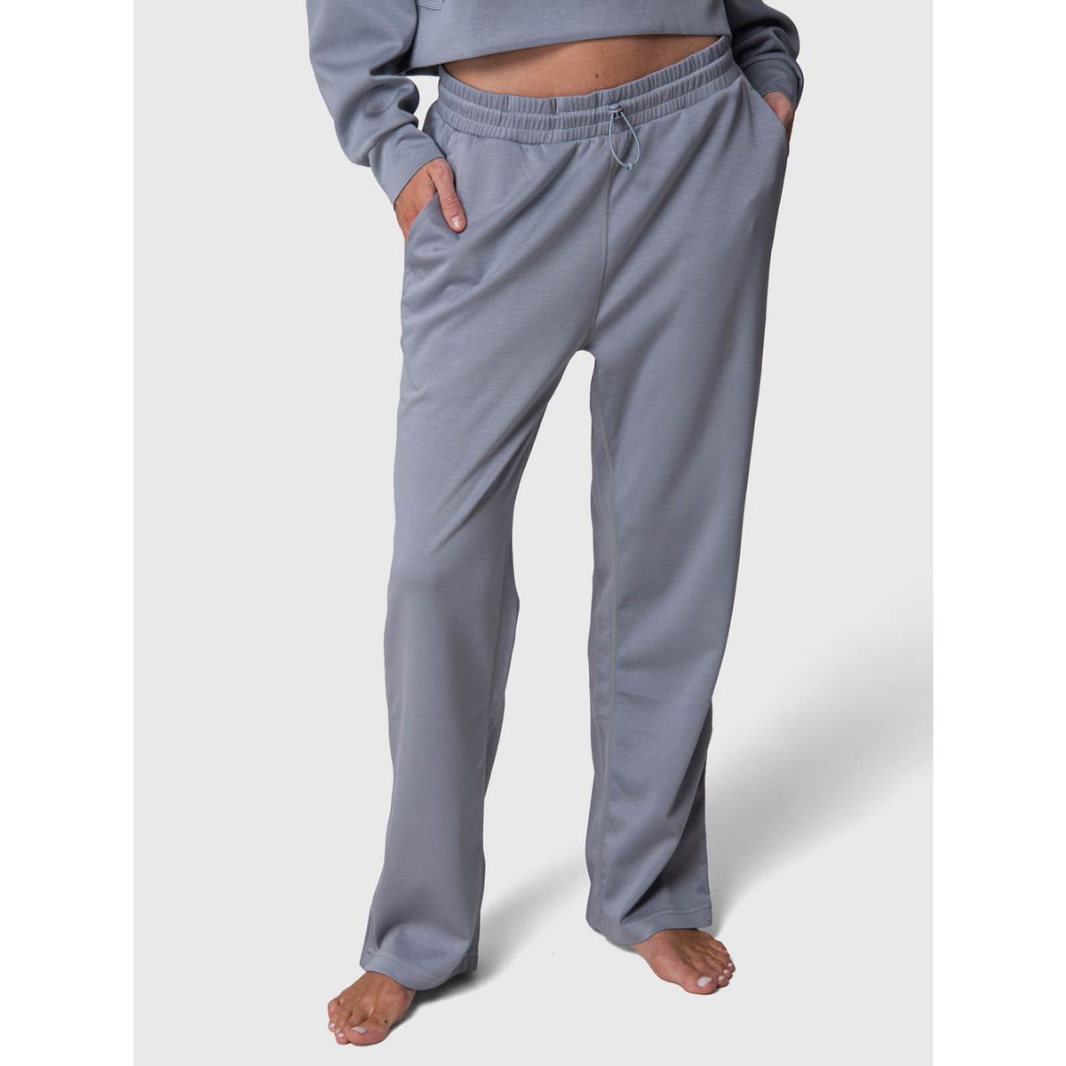 BSOUL - Pantalon Buzo Mujer Pant Anna Rec Gris Claro BSOUL