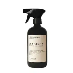 MADISON - Home Spray Ambientador Cítrico Green Citrus 500 ml Vidrio Negro