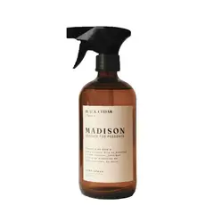 MADISON - Home Spray Ambientador Terra Black Cedar 500 ml Vidrio Ámbar