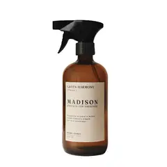 MADISON - Home Spray Ambientador Fresco Green Harmony 500 ml Vidrio Ámbar