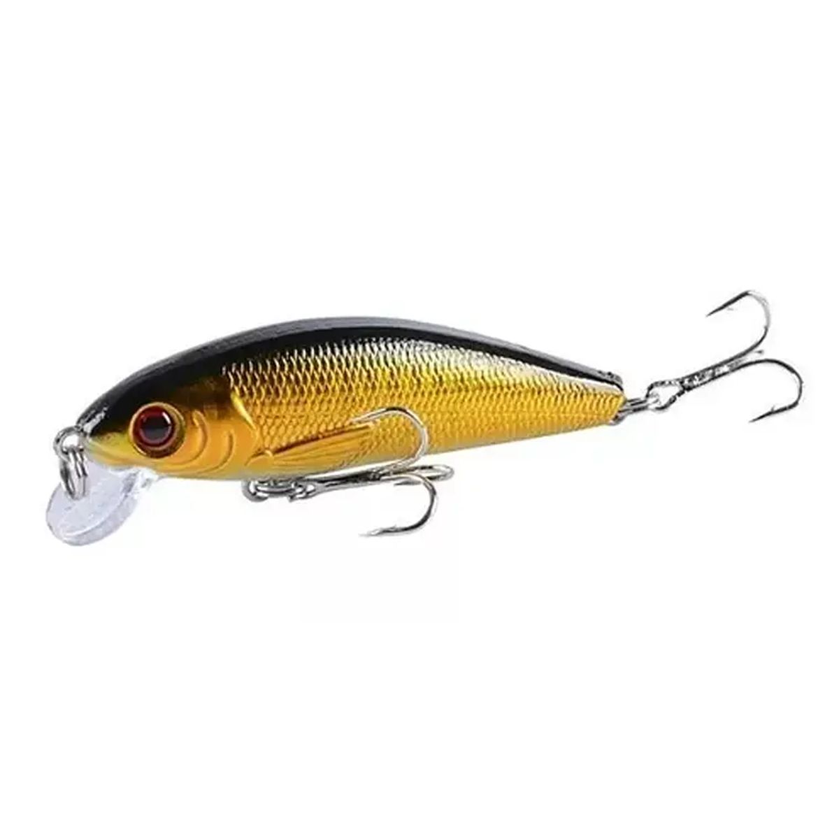 GENERICO - Pack 10 Señuelos Pesca Rápala 7.2cm Lenguado Corvina
