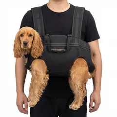 GENERICO - Mochila Porta Perros Razas Medianas Frontal, Espalda, Bolso, Bicicleta - M