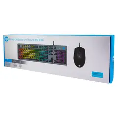 HP - KM300F Combo Teclado Mouse Alámbrico Membrana Negro