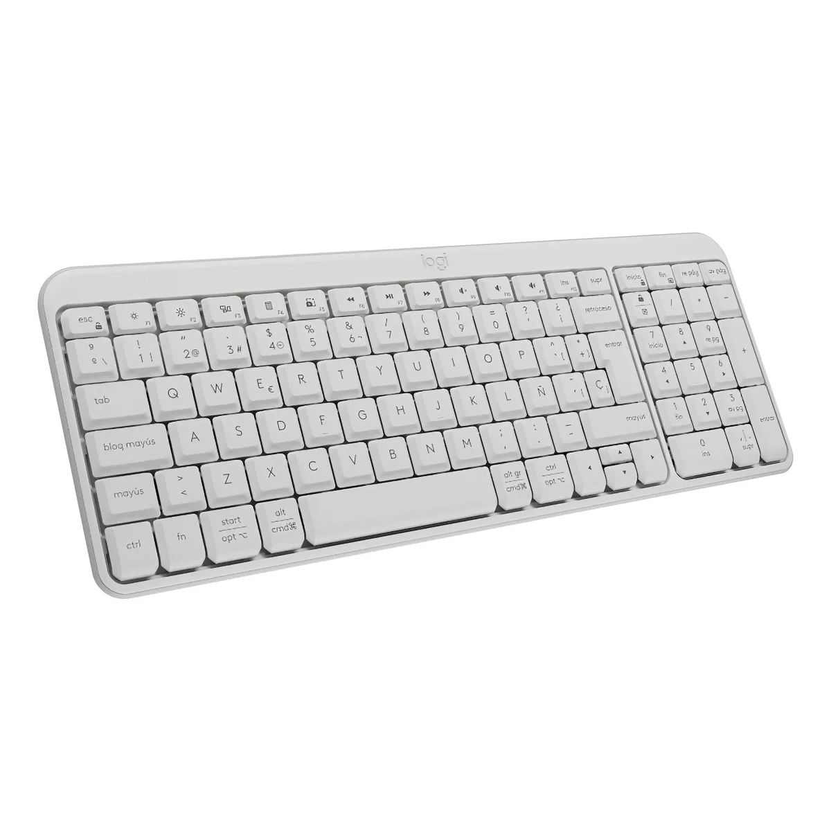 LOGITECH - Teclado Logitech K250 Blanco (ESP) (920-013446)