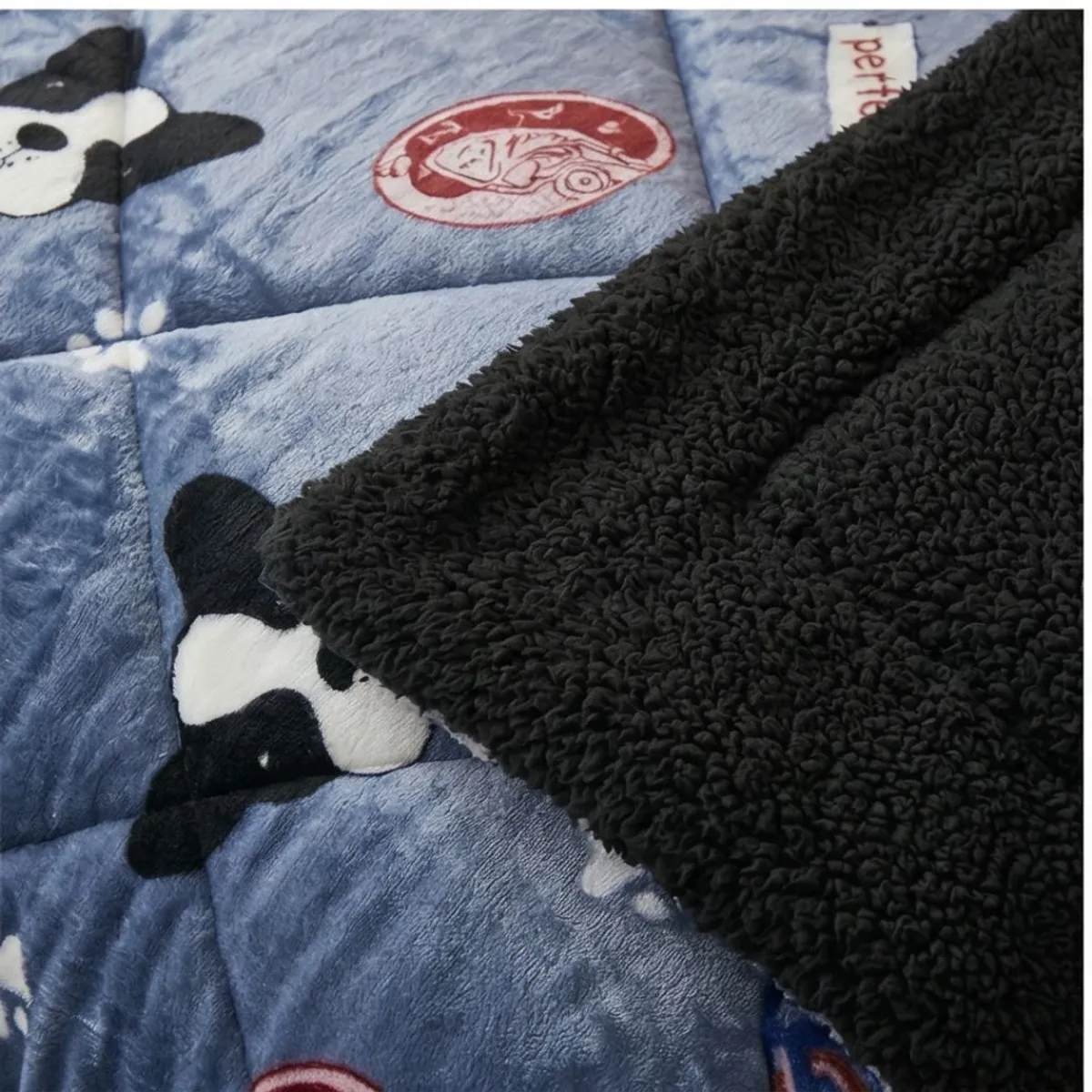 GENERICO - Cobertor Chiporro Invierno 1.5 Plazas - Bull Dog Inglés 085