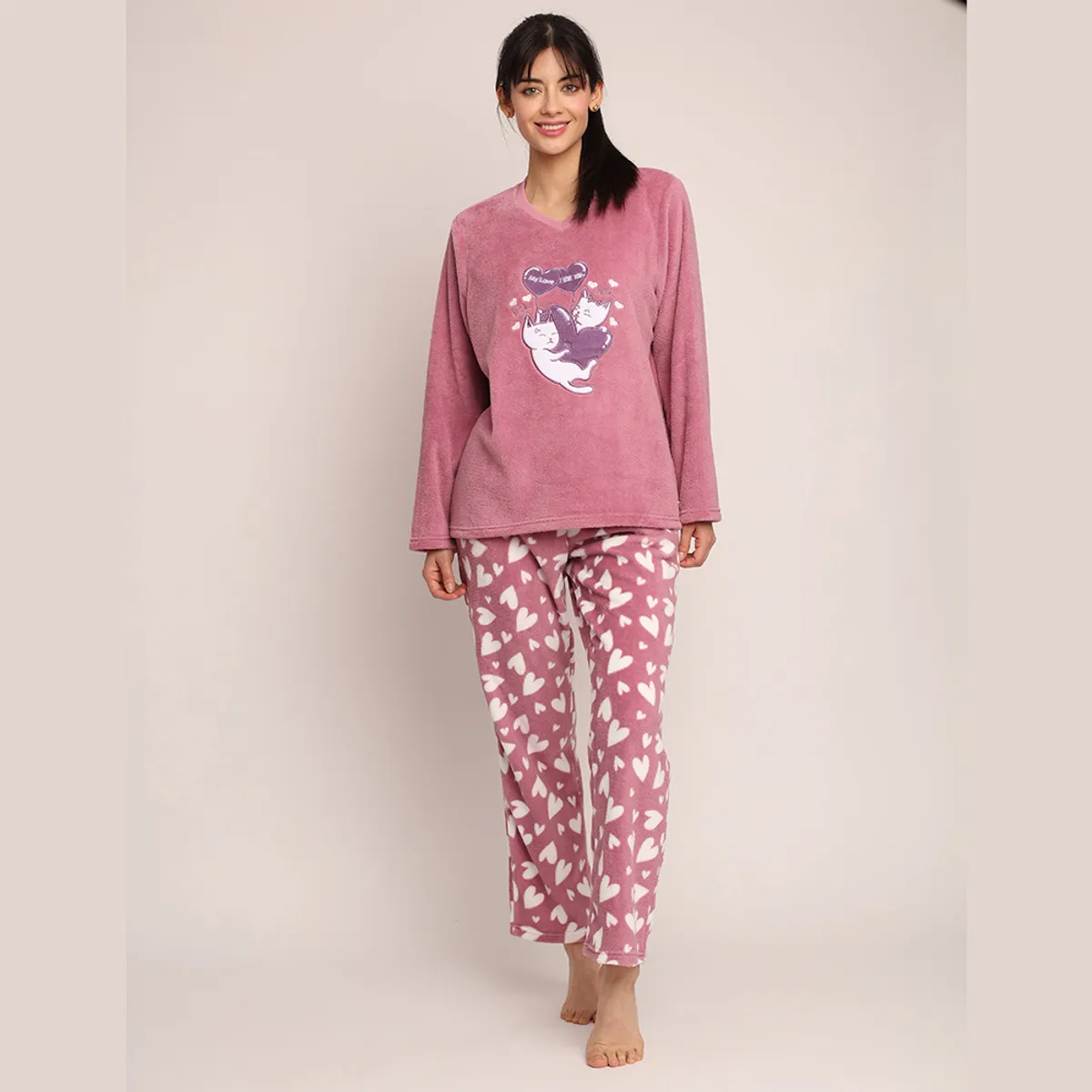 MONA - Pijama Corazones Mujer