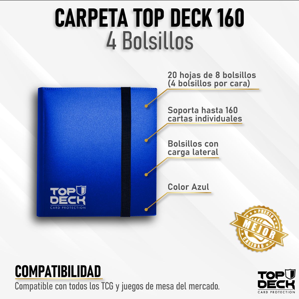 MITOS Y LEYENDAS - Carpeta Esencial - TOPDECK 160 color Azul
