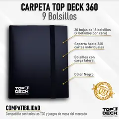 MITOS Y LEYENDAS - Carpeta Esencial - TOPDECK 360 color Negro