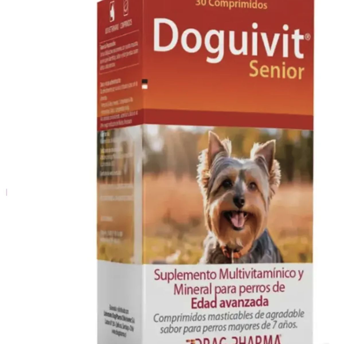DRAG PHARMA - Doguivit Senior 30 Para Perros 30 comprimidos Dragpharma