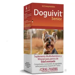 DRAG PHARMA - Doguivit Senior 30 Para Perros 30 comprimidos Dragpharma