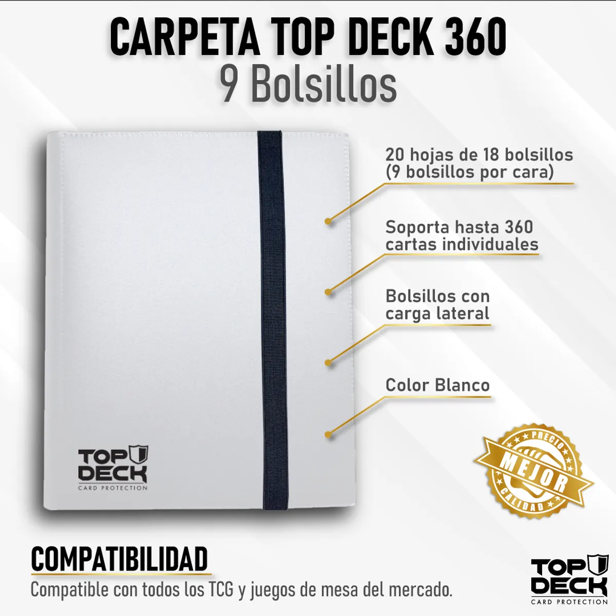MITOS Y LEYENDAS - Carpeta Esencial - TOPDECK 360 color Blanco