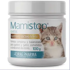 DRAG PHARMA - Mamistop Leche Para Gatos Sustituto Lacteo 100G