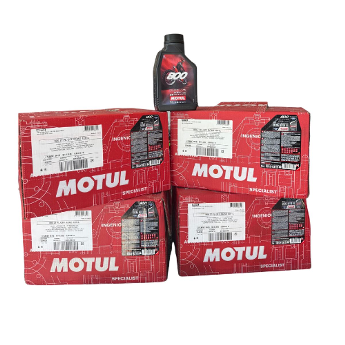 MOTUL - CAJA ACEITE MOTUL 800 FL OFF ROAD 2T 1L (12 UNIDADES)