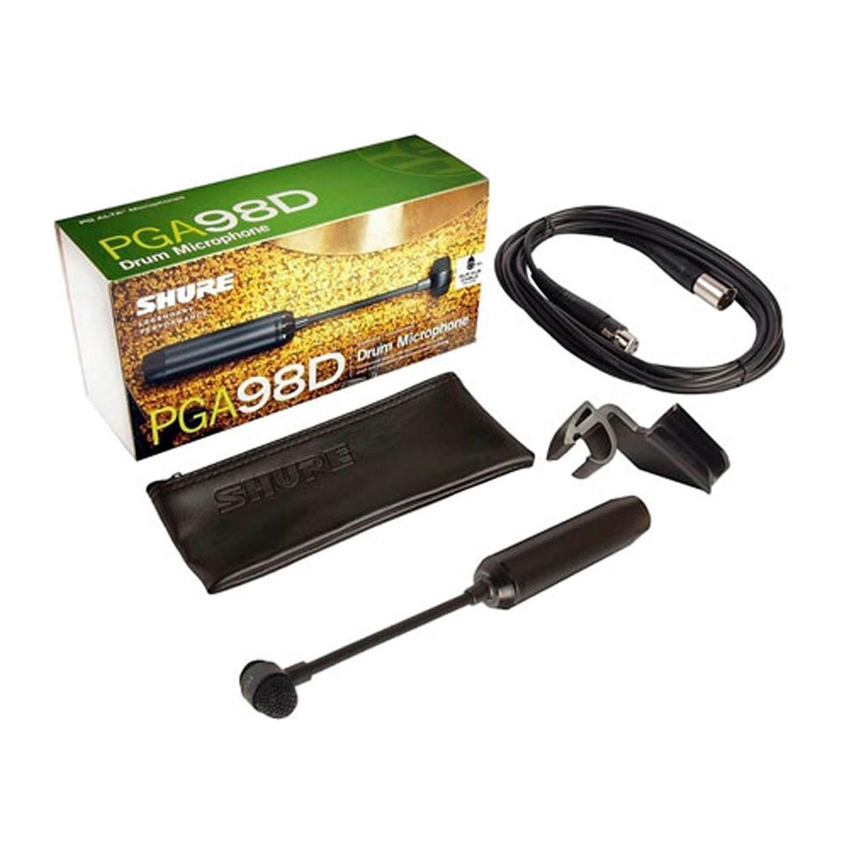 SHURE - Shure PGA98D XLR Micrófono Condensador Instrumento