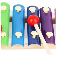 GENERICO - Xilófono De Madera 8 Notas Musical Didáctico Para Niños