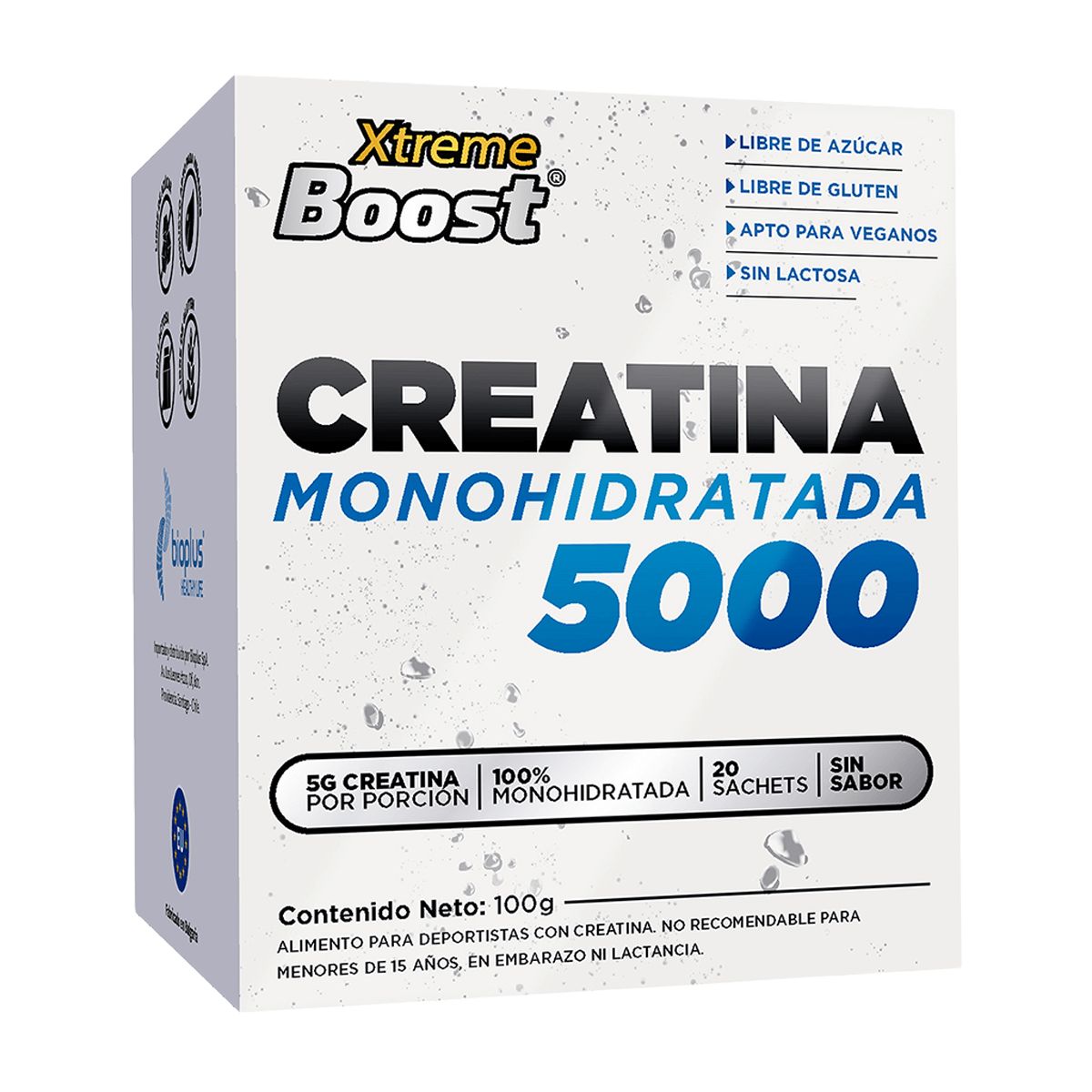 VITAENERGY - CREATINA MONOHIDRATADA XTREME BOOST 20 SACHETS SIN SABOR