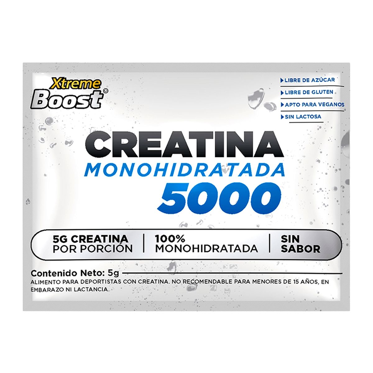VITAENERGY - CREATINA MONOHIDRATADA XTREME BOOST 20 SACHETS SIN SABOR