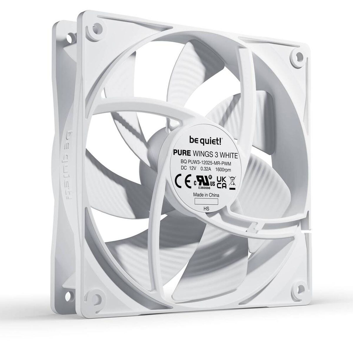 BE QUIET - Kit de Ventiladores para PC Be Quiet! PURE WINGS 3 120mm PWM Reverse White 3-Pack