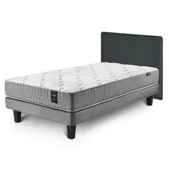 CANNON - Cama I-Rest 1.5 Plazas + Respaldo Kir Negro