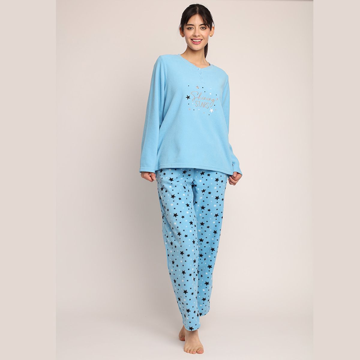 MONA - Pijama Estrella Micropolar Monamour