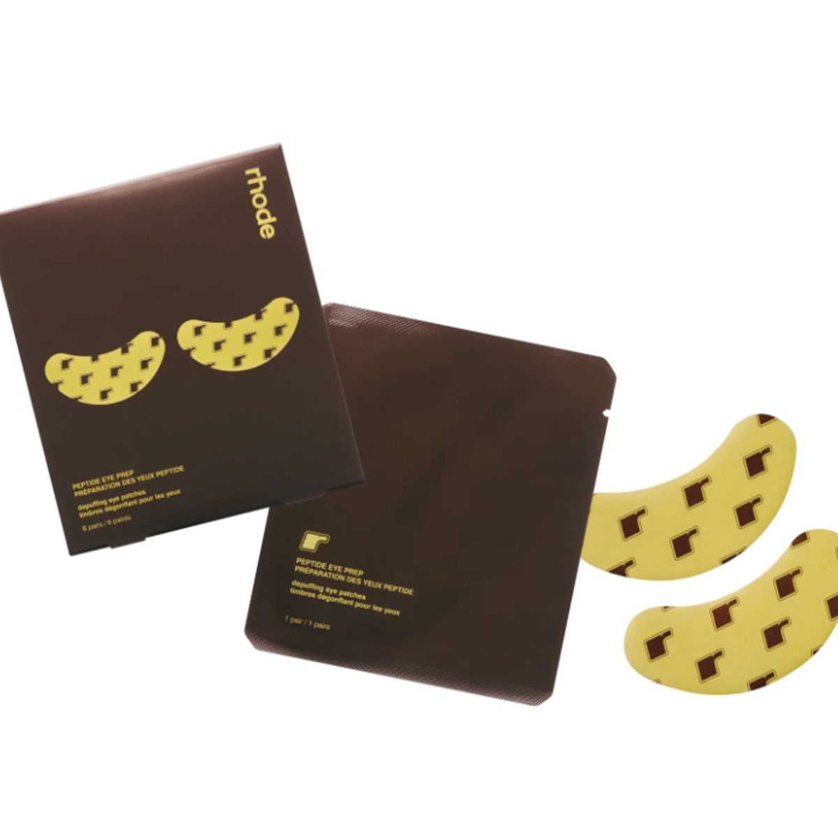 RHODE - Parches Desinflamantes para Ojos Peptide Prep 6pcs - Banana Peel Rhode x Justin Bieber