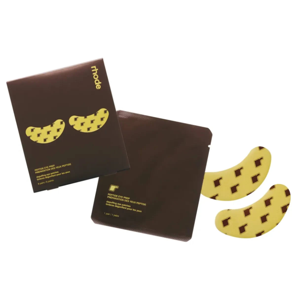 RHODE - Parches Desinflamantes para Ojos Peptide Prep 6pcs - Banana Peel Rhode x Justin Bieber