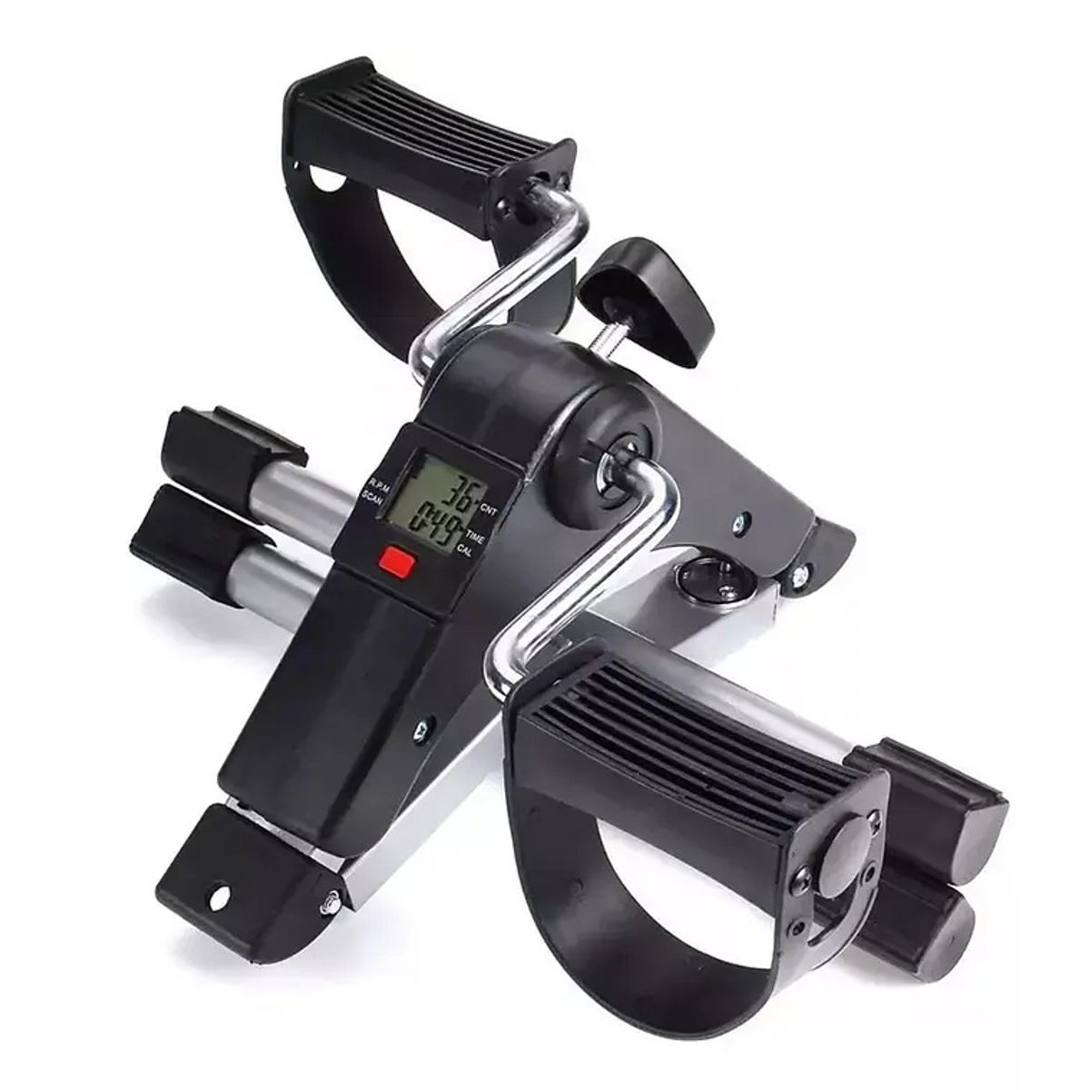 GENERICO - Pedalera Ejercitador de Manos y Pies con Monitor Plegable