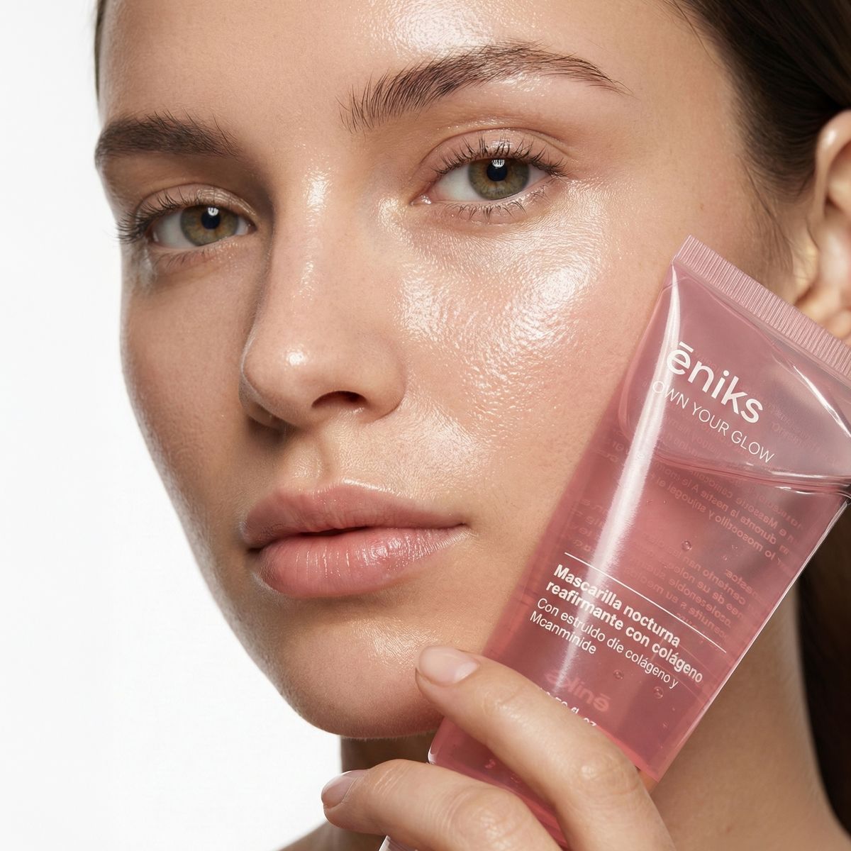KINEGUN PRO - Mascarilla Nocturna Facial Reafirmante con Colágeno ēniks 100 g