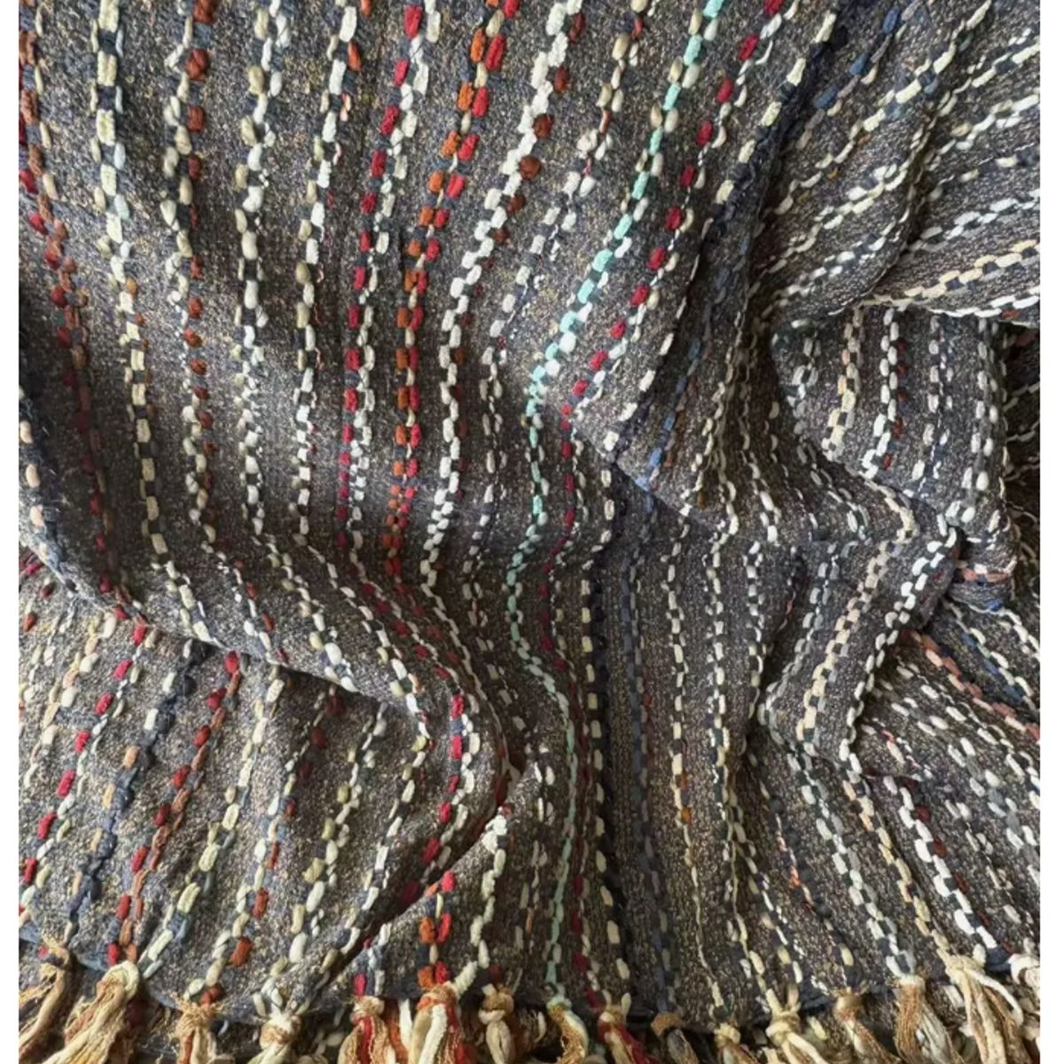GENERICO - Manta Decorativa Tejida Para Sofá O Pie De Cama 130x180 Cm