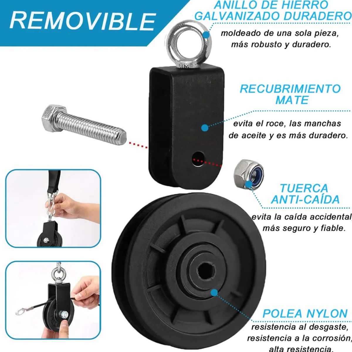 GENERICO - Polea Entrenamiento Home Gym