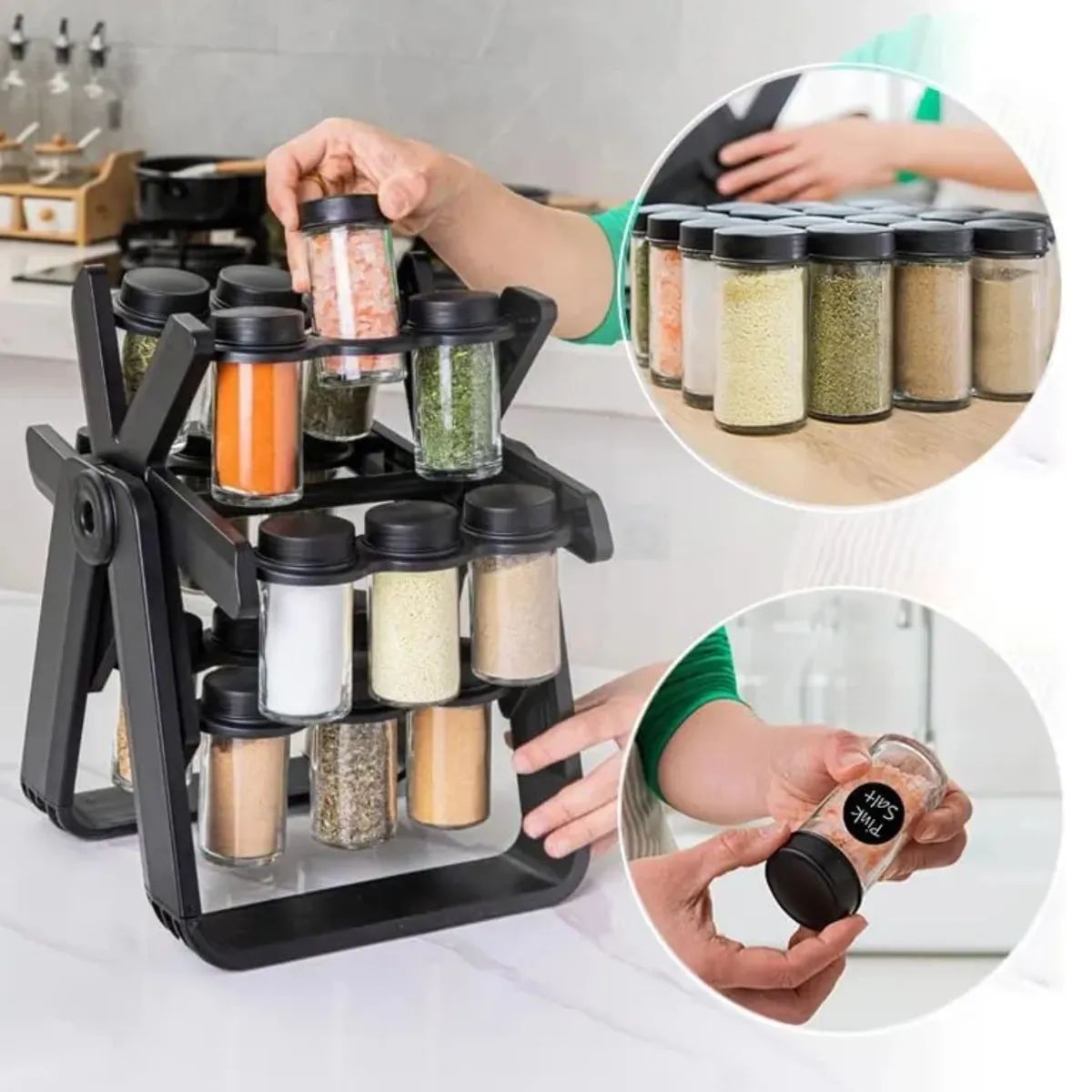 MOVI - Organizador de condimentos Giratorio 360° - Organización y Estilo