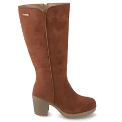 ALQUIMIA - Bota Suede Café