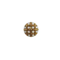 90 GRADOS - Set de Botones Premium Grid-Gold 18mm