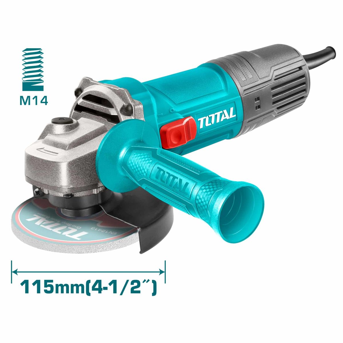 TOTAL - ESMERIL ANGULAR 4 1/2' 750W TOTAL TG10711556-7